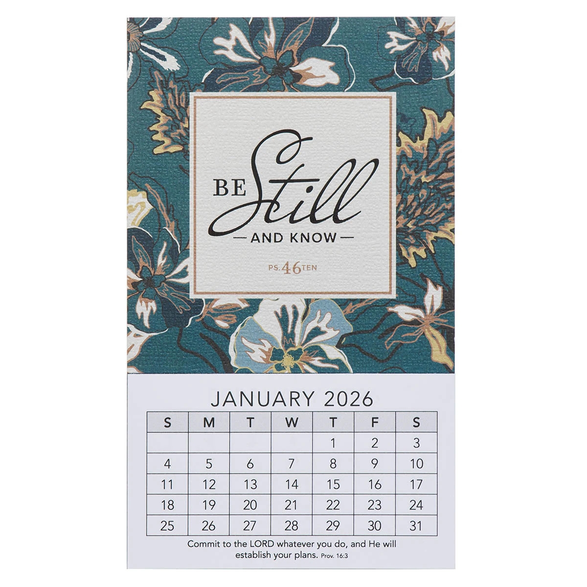 2026 Be Still Mini Magnetic Calendar Pslam 46 10