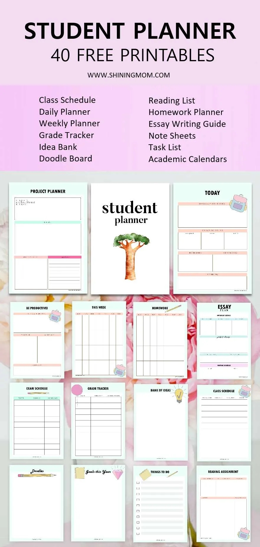 Printable Planning School Calendar