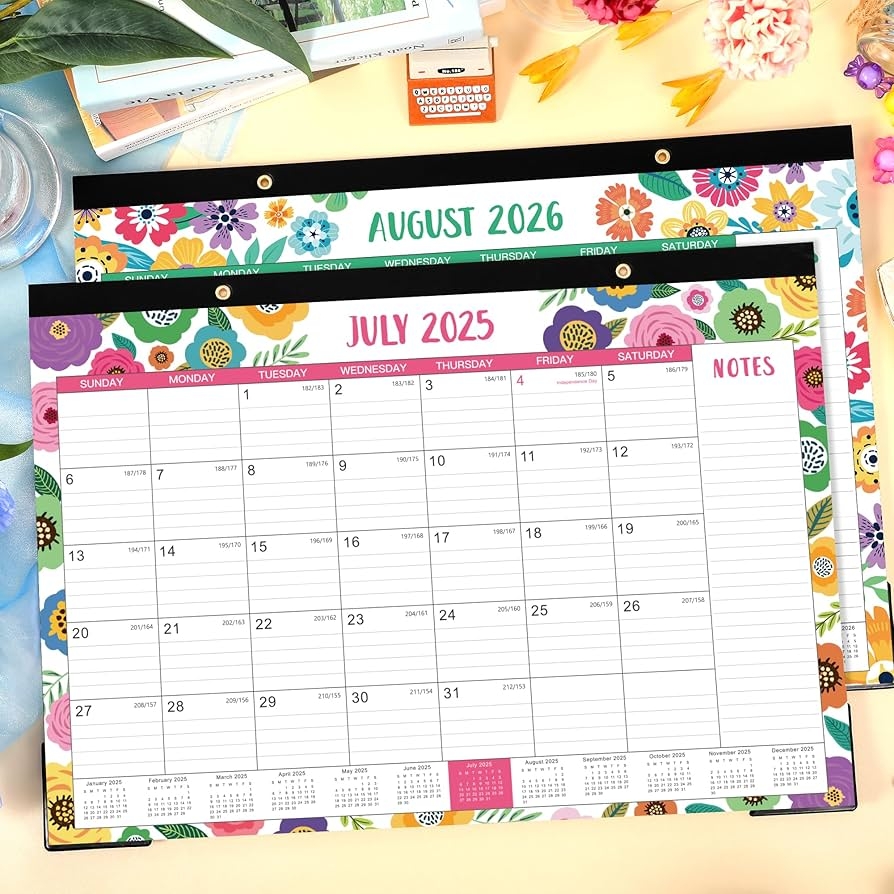 Amazon 2025 2026 Desk Calendar July 2025 To December 2026 Desk Calendar 2025 2026 Large 17 X 12 Large Ruled Blocks To do List Notes Corner Protectors Office Supplies Calendar For Planning Office Products