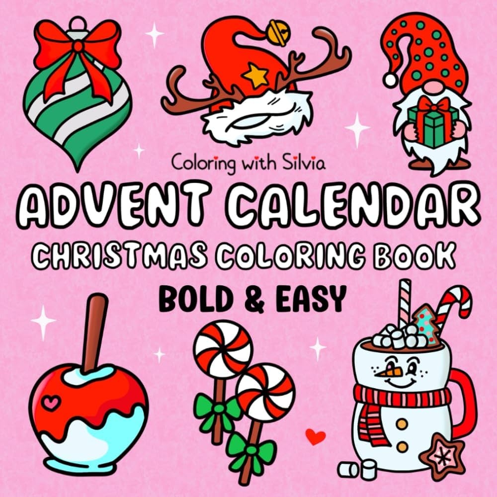 Coloring Book Calendar Printable