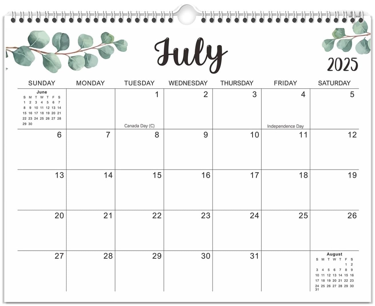 Blank 2026 Monthly Calendar Printable