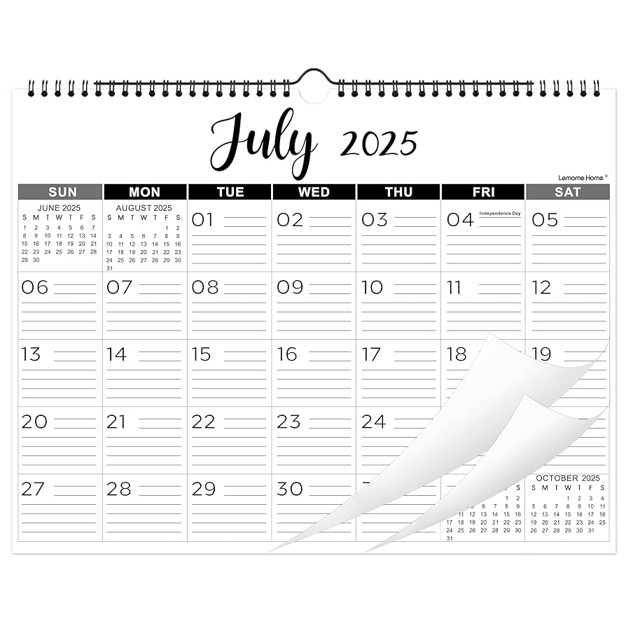 July And August 2026 Calendar Printable