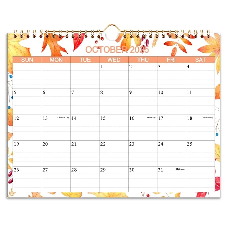 Blank Calendar Printable October 2026