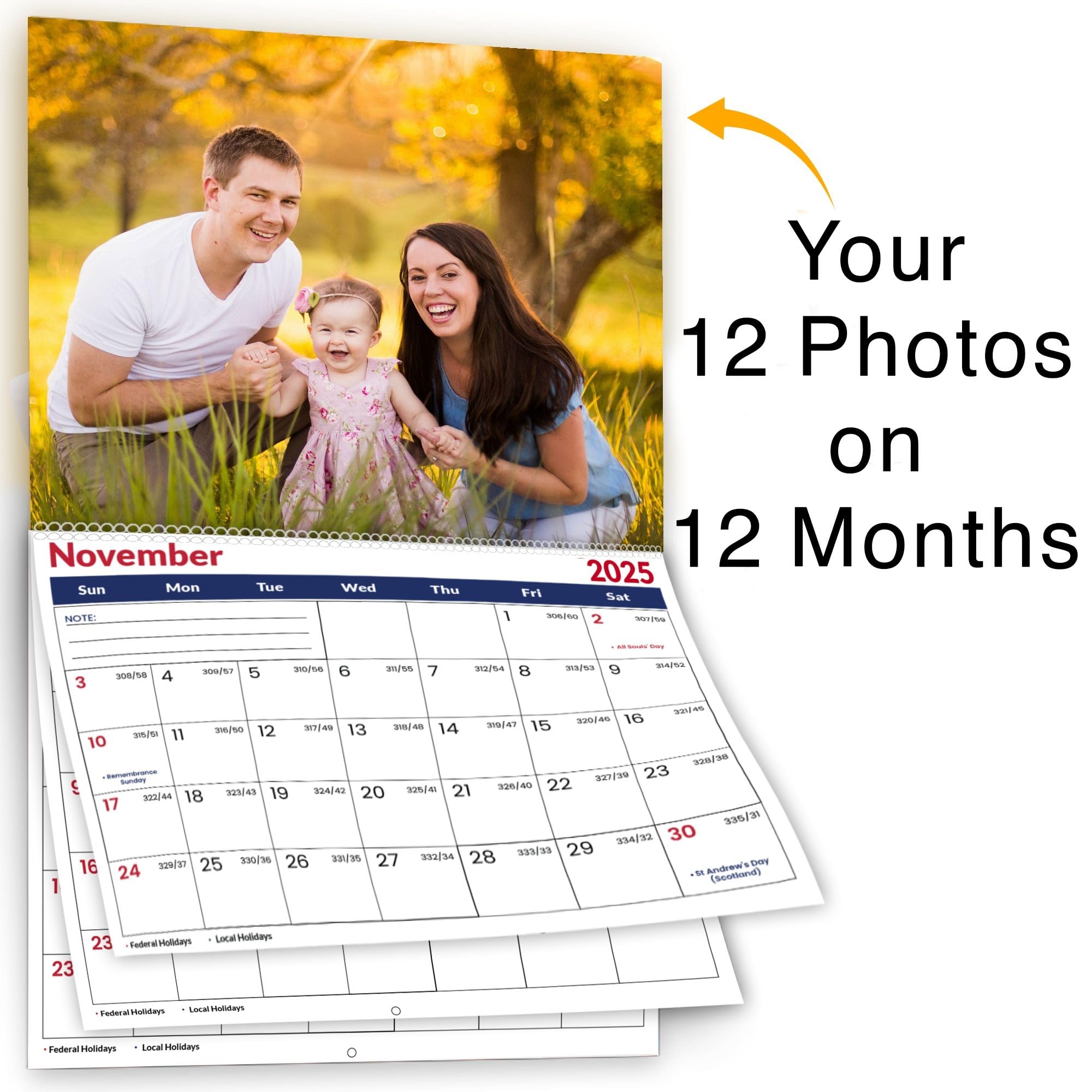 Amazon Custom Photo Wall Calendar 2025 For Home Office Print Your 13 Memories Make Your Own Personalized Calendar 2025 Customized Christmas Gift Office Products Amazon Custom Photo Wall Calendar 2025 For Home Office Print Your 13 Memories Make Your Own Personalized Calendar 2025 Customized Christmas Gift Office Products
