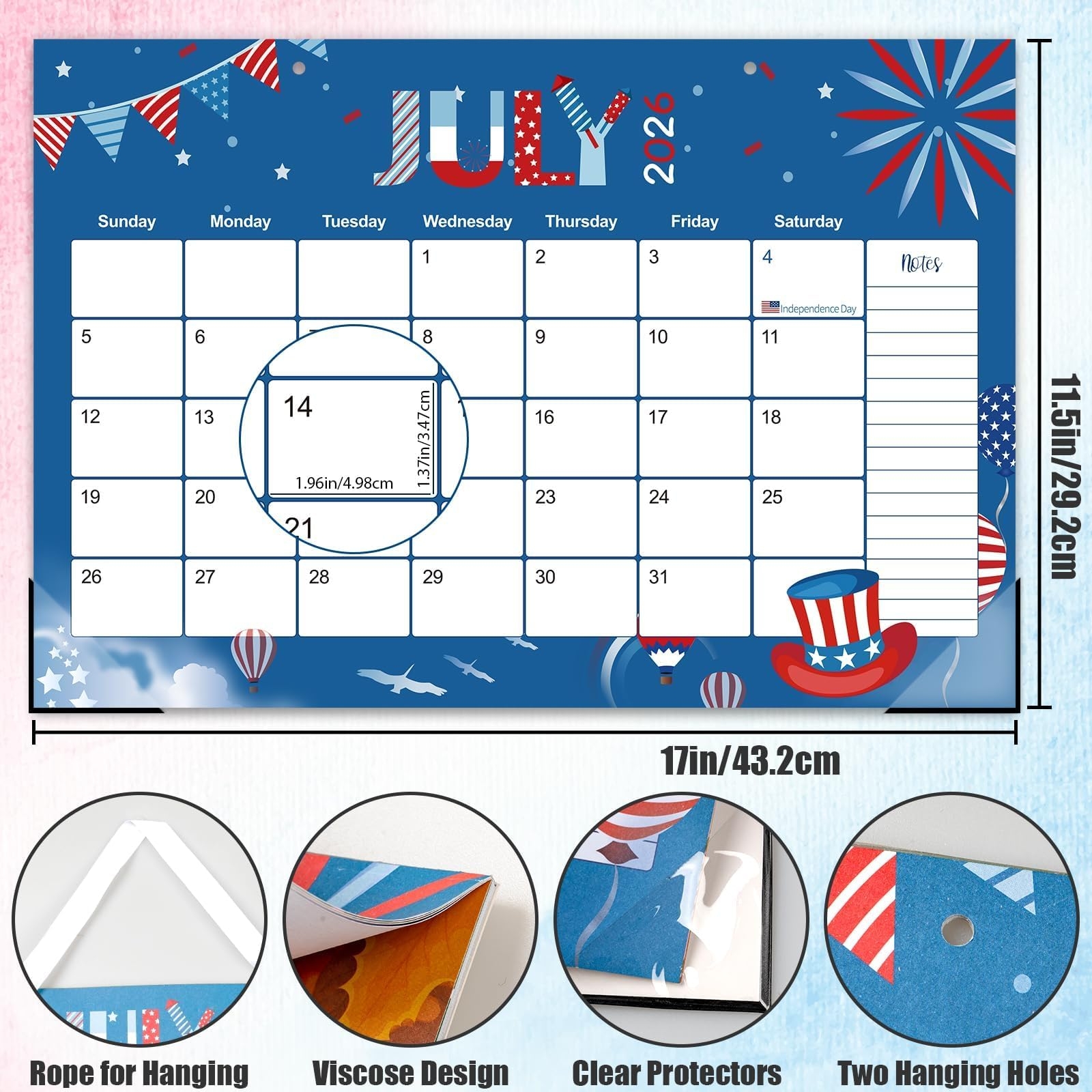 Amazon Guasslee Desk Calendar 2025 2026 19 Month School Year Calendar 2025 Jun 2026 Dec 17 x11 5 Large Monthly Desk Planner With Corner Protectors Ample Blocks Notes For Home Office Office Products