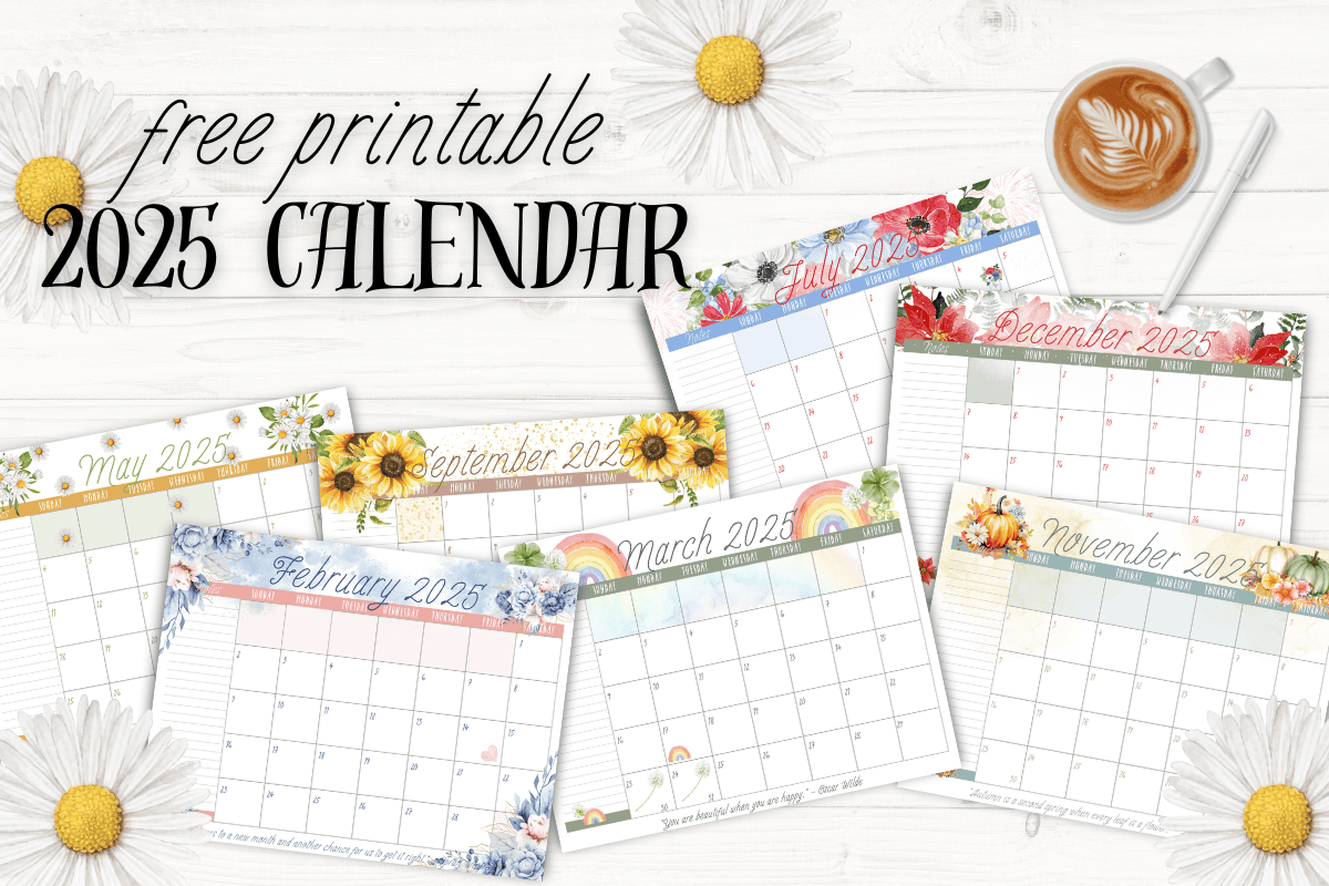 Free Calendar Printable 2025