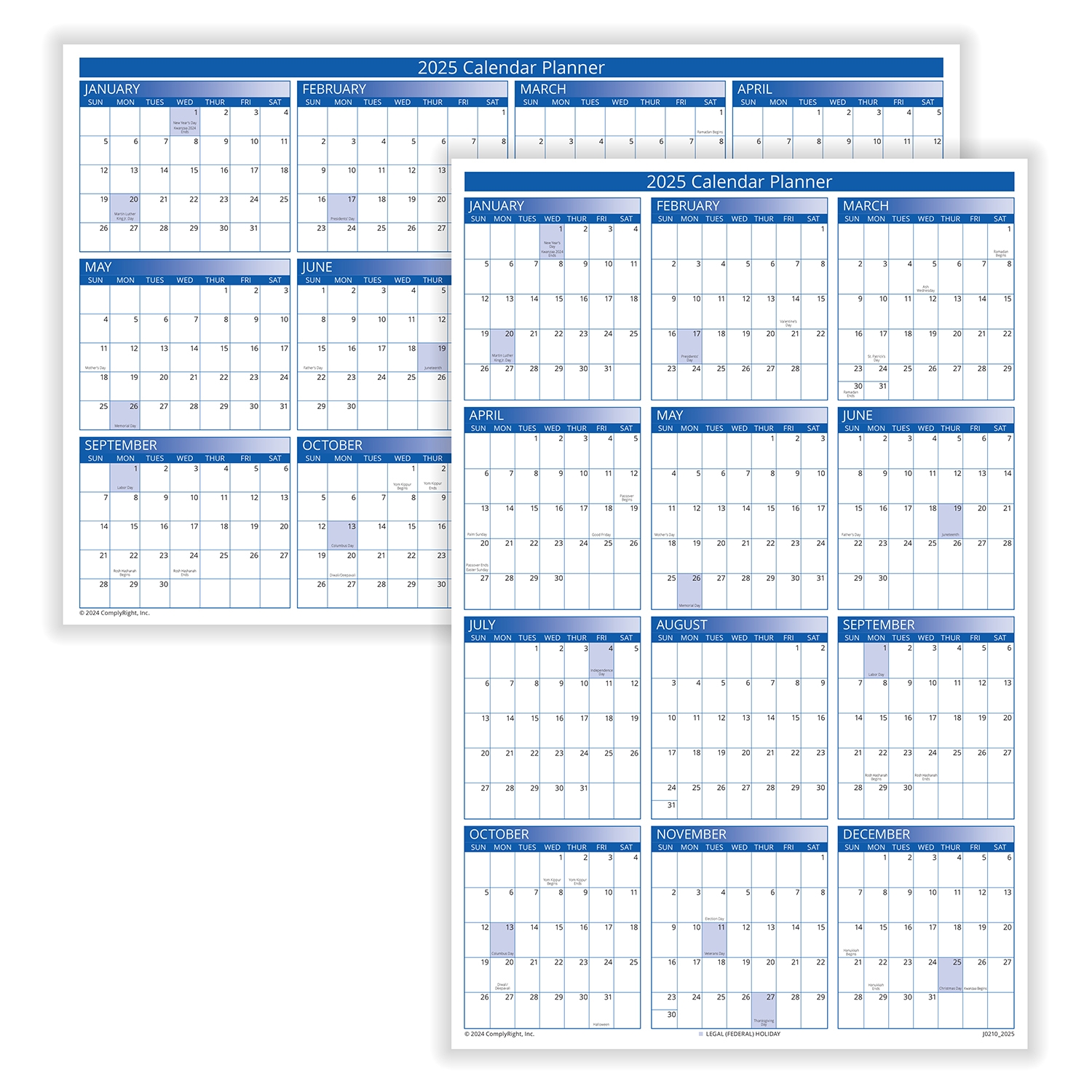Year Calendar 2025 Printable For Office Desk