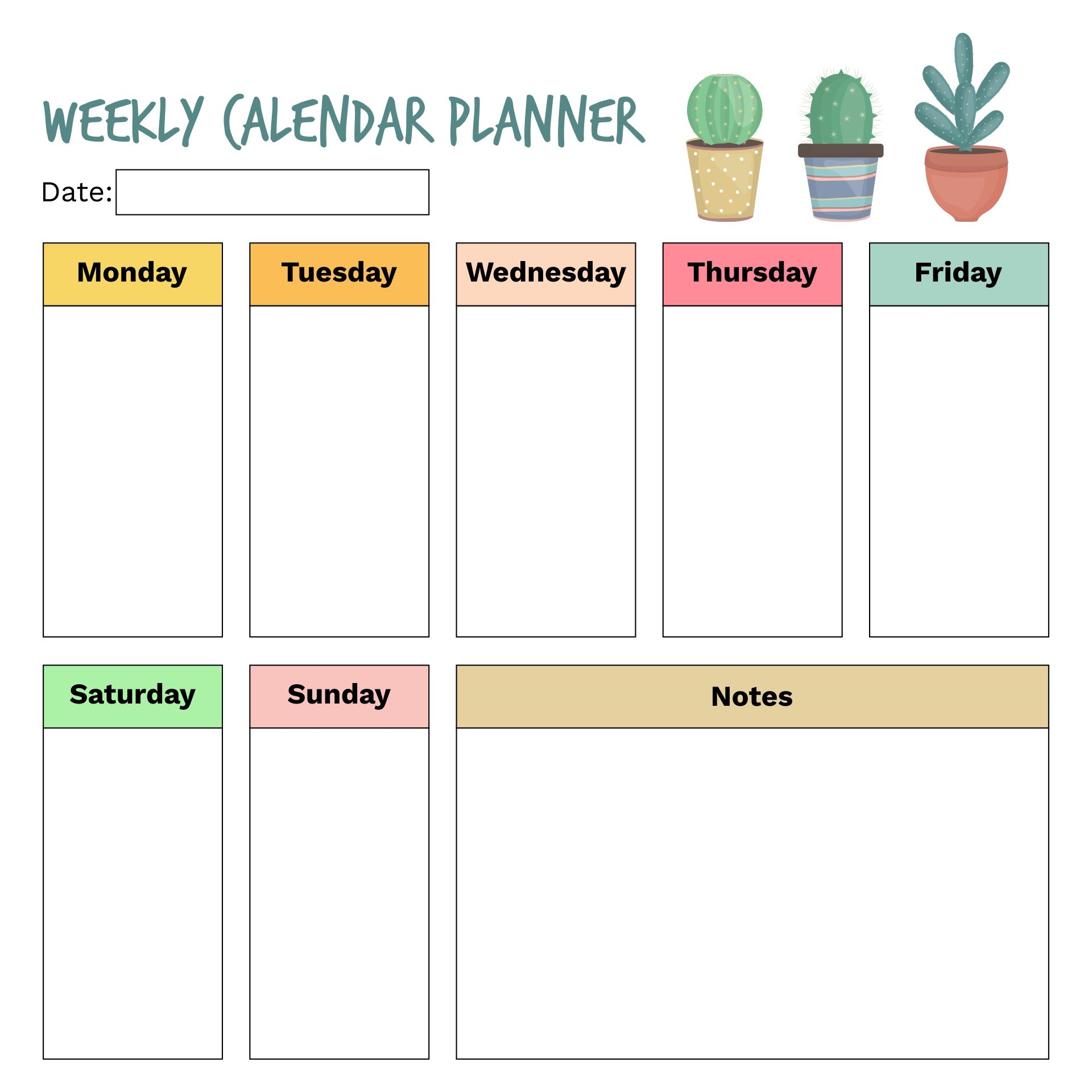 Calendar Weekly With Hours 10 Free PDF Printables Printablee