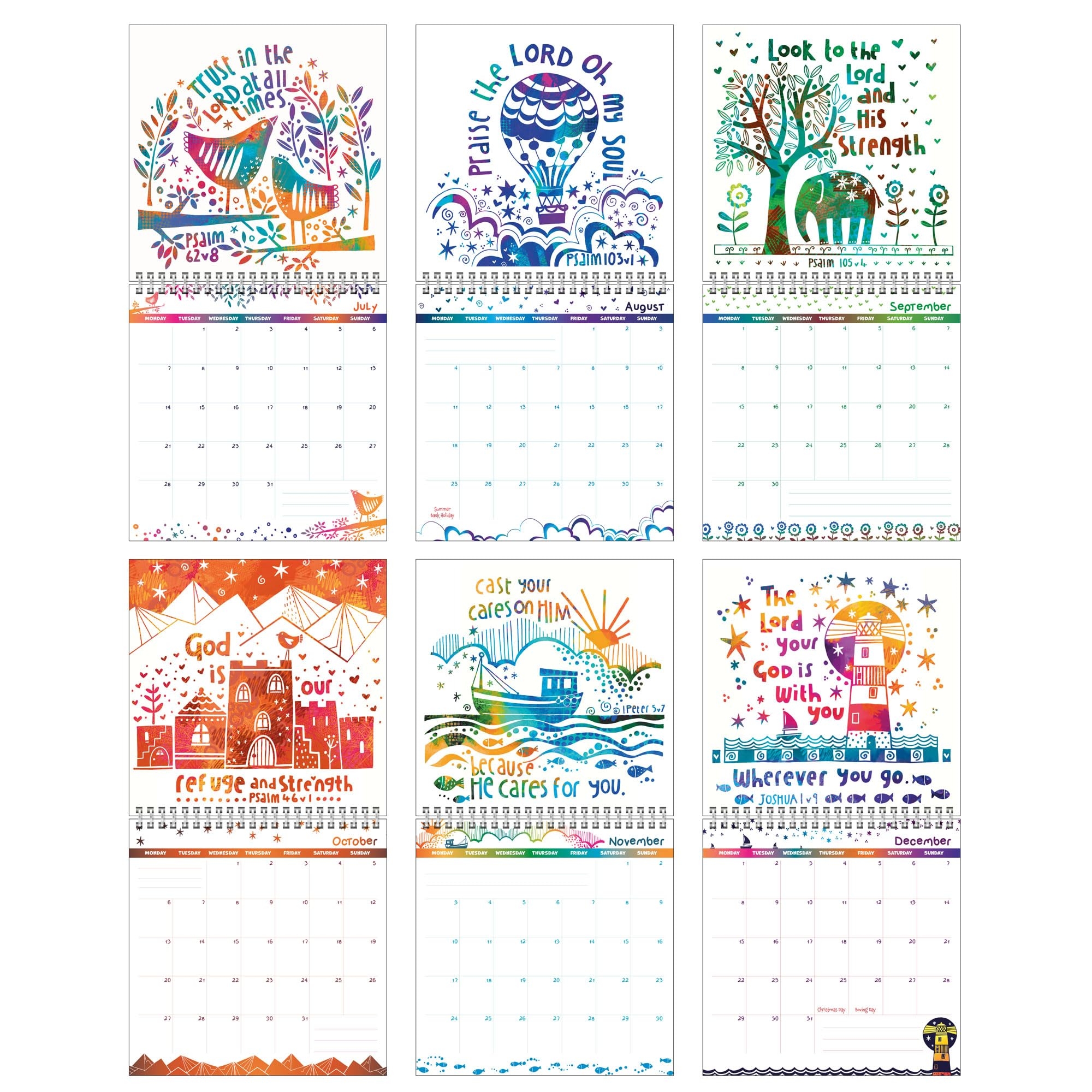 Christian Calendar 2025 Printable
