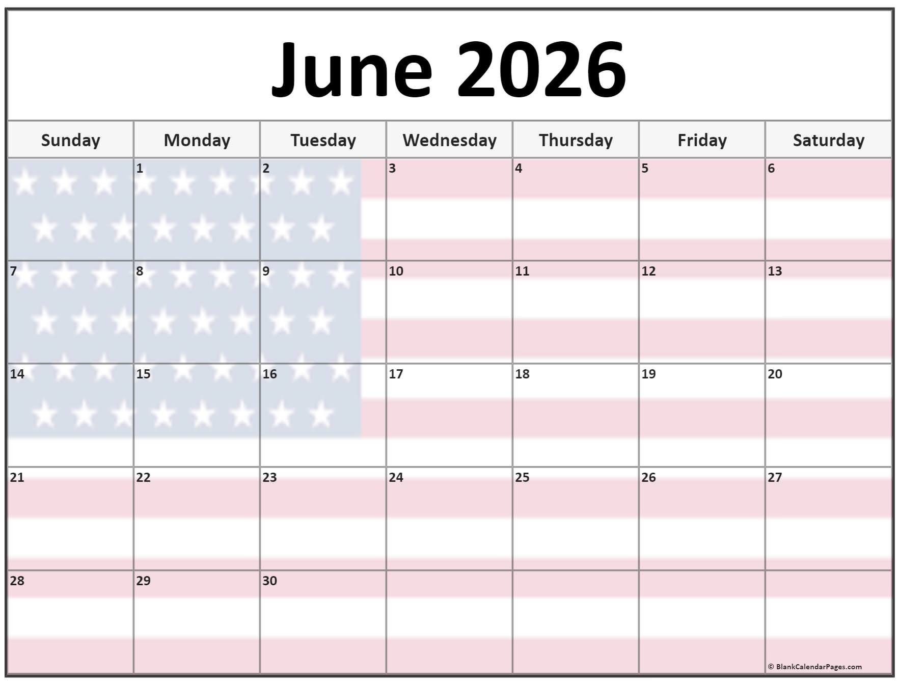 Collection Of June 2026 Photo Calendars With Image Filters Collection Of June 2026 Photo Calendars With Image Filters