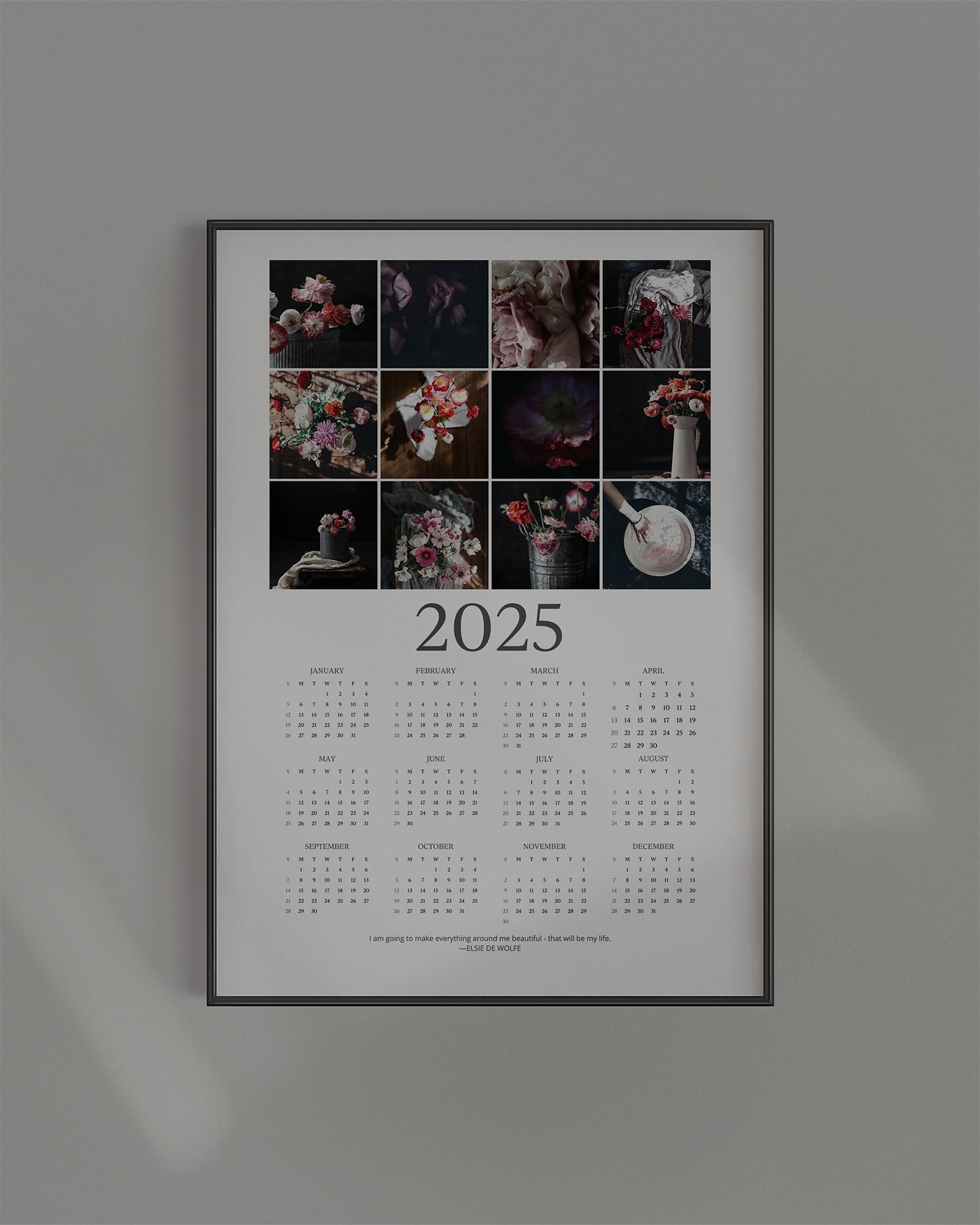 Create A 2025 Year on the Wall Calendar With Lightroom Classic And Canva Kim Klassen