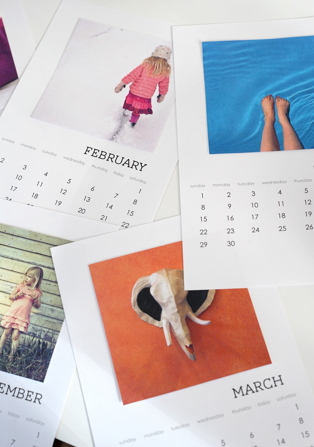 DIY Free Printable Calendar