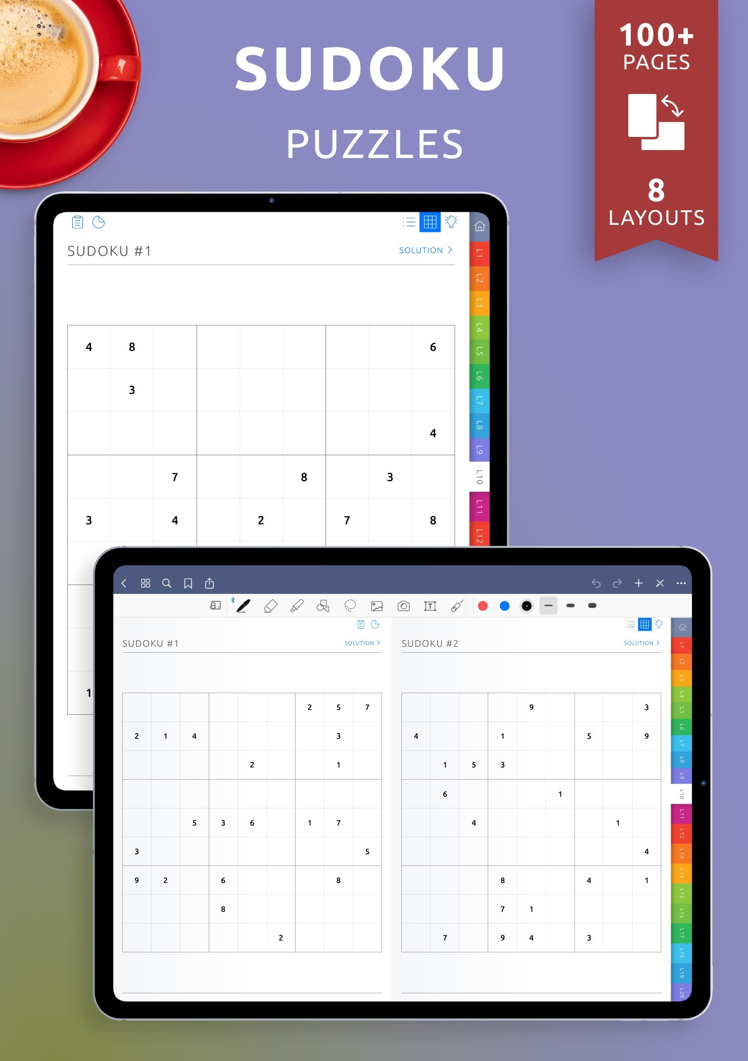 Download IPad Sudoku Puzzles Hyperlinked PDF