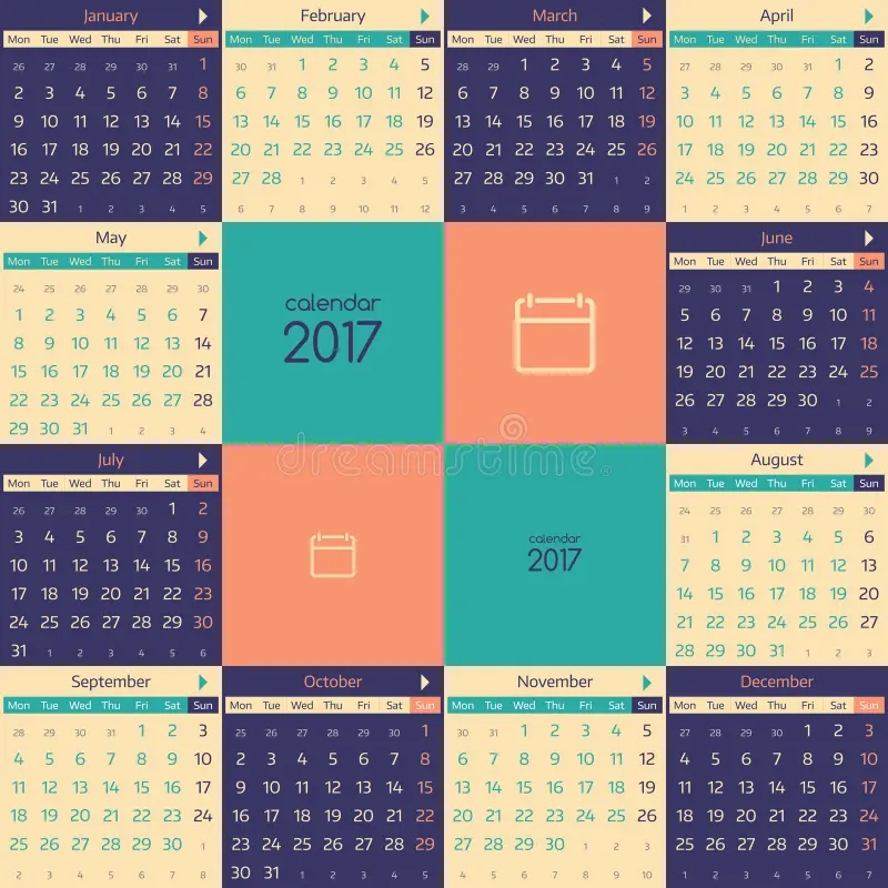European 2017 Calendar Stock Illustrations 267 European 2017 Calendar Stock Illustrations Vectors Clipart Dreamstime