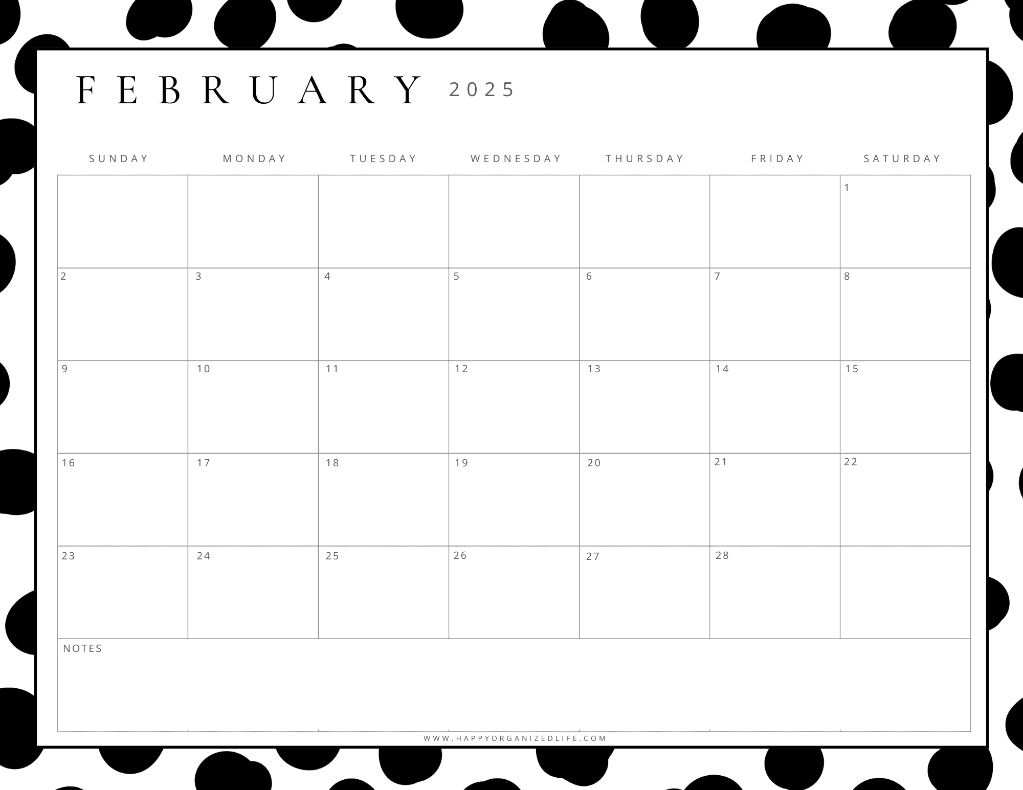 February Calendar For 2025 20 Free Printable Designs