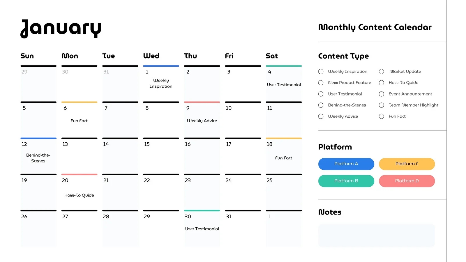 Online Calendar Printable