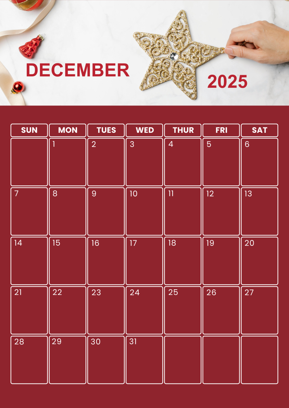 Free December 2025 Calendar Templates Editable And Printable Free December 2025 Calendar Templates Editable And Printable