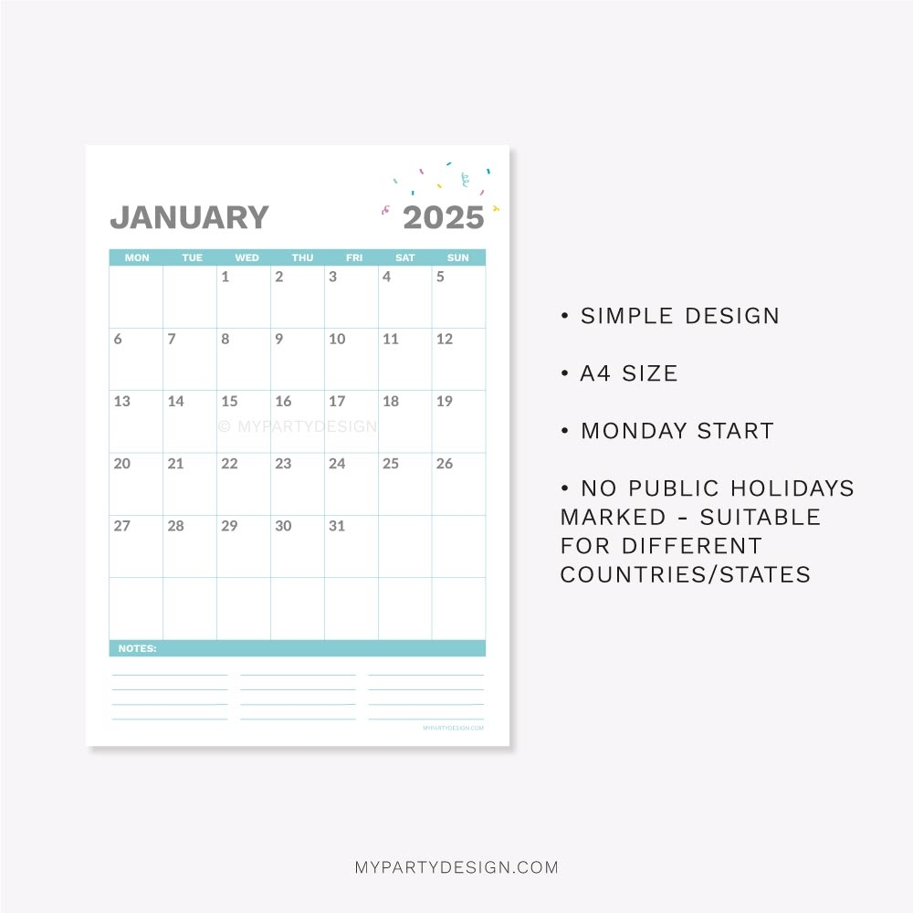 free printable 2025 calendar my party design free printable 2025 calendar my party design