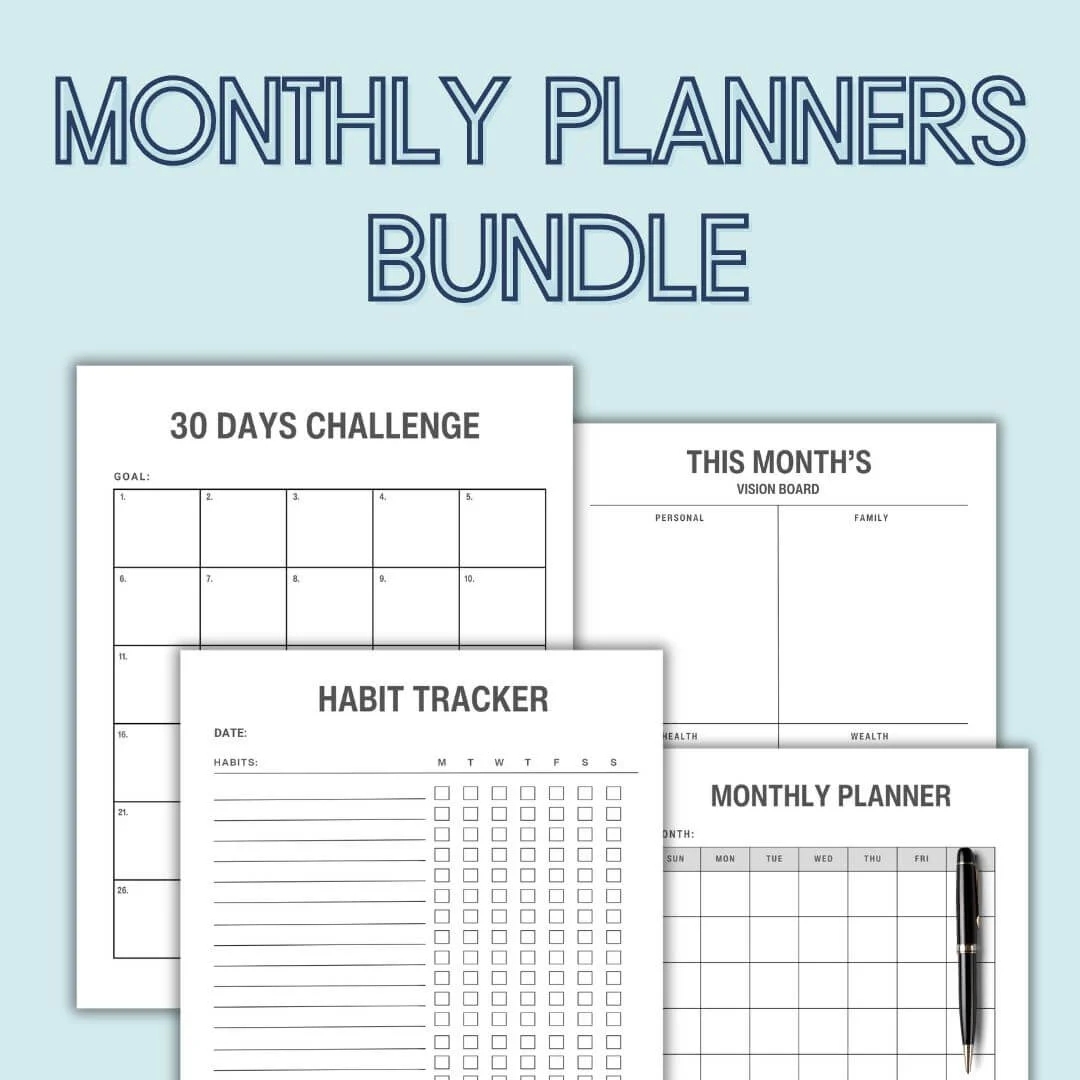 Free Printable 2025 Calendars Monthly Weekly Templates