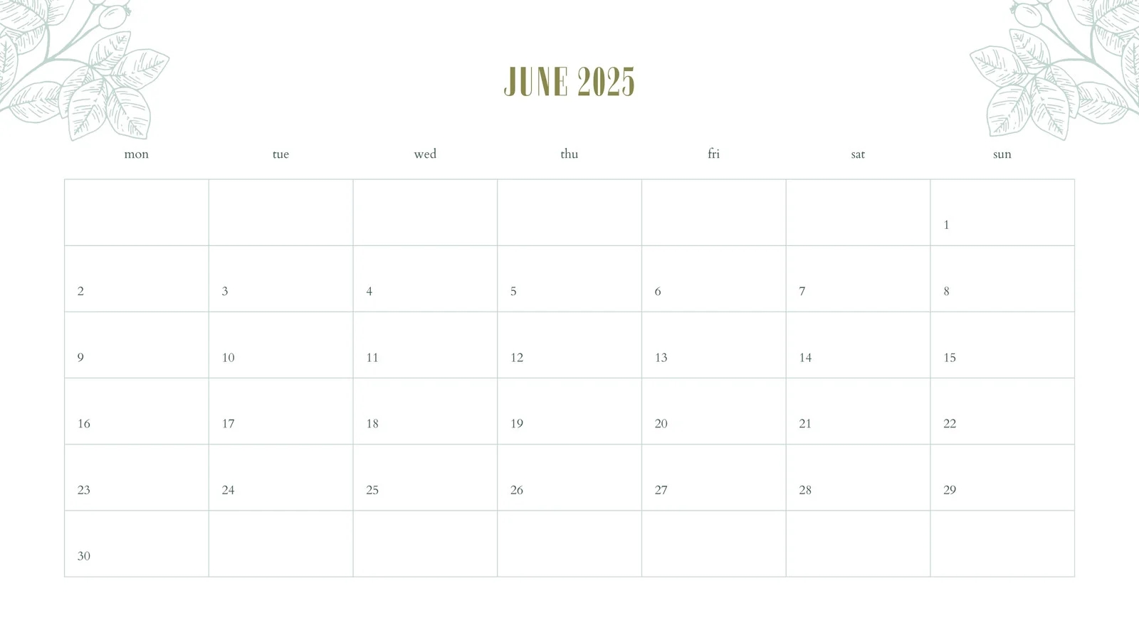 Pretty Calendar For June 2026 Printable Pretty Calendar For June 2026 Printable