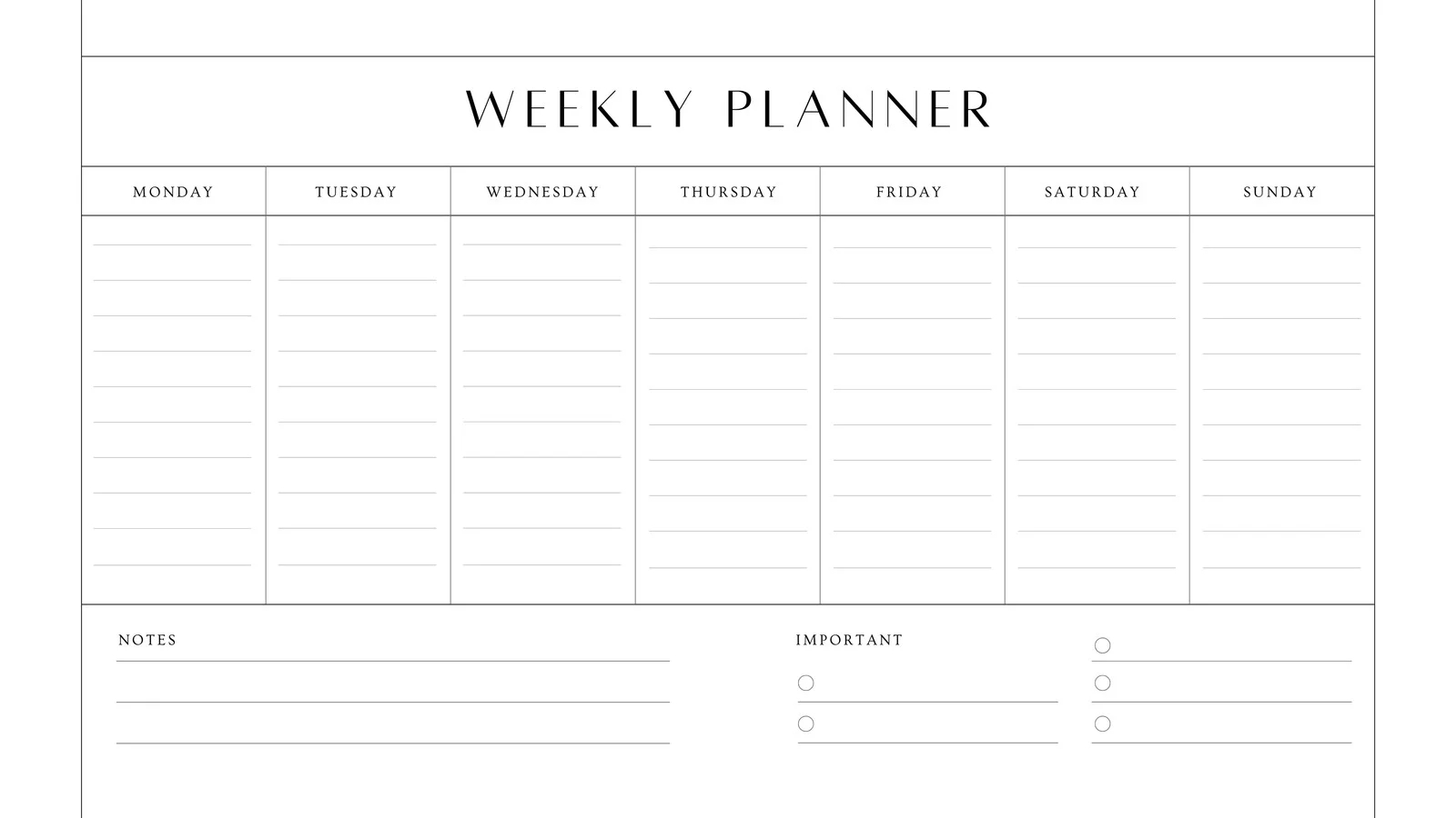 free printable customizable weekly calendar templates canva