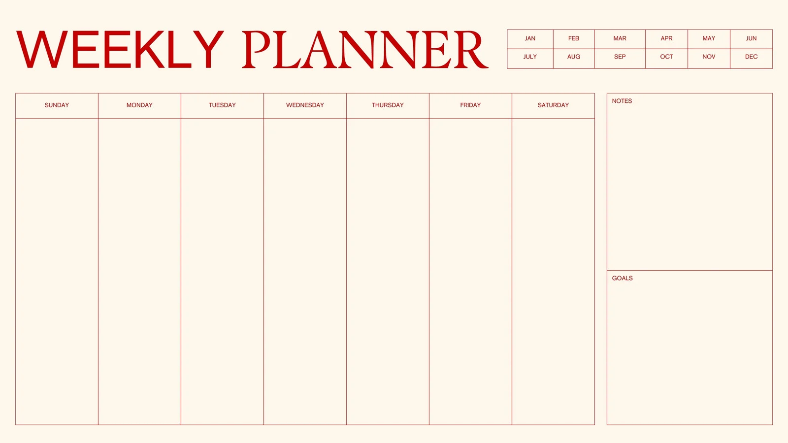 free printable customizable weekly calendar templates canva