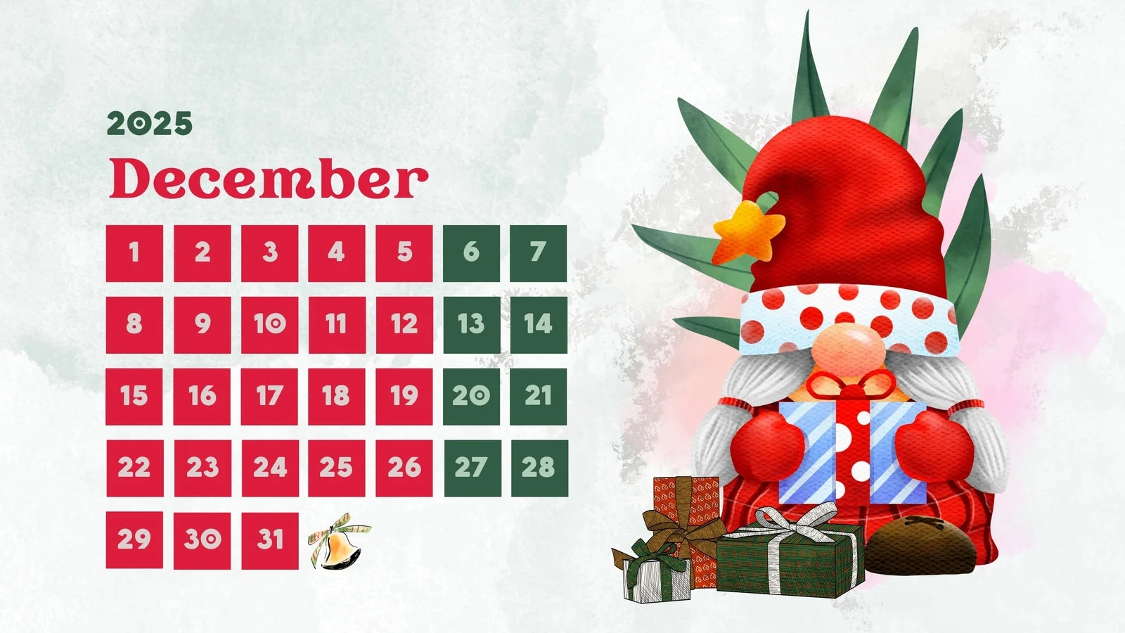 Free December 2025 Printable Calendar