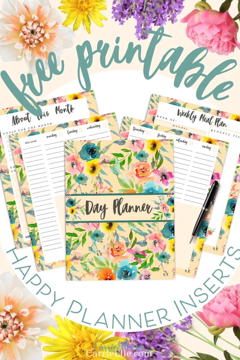 Happy Planner Printable Monthly Calendar Pages