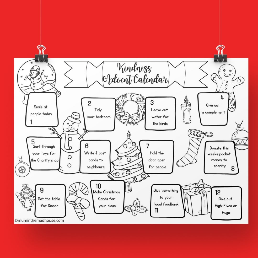 Free Printable Advent Calendar Pdf
