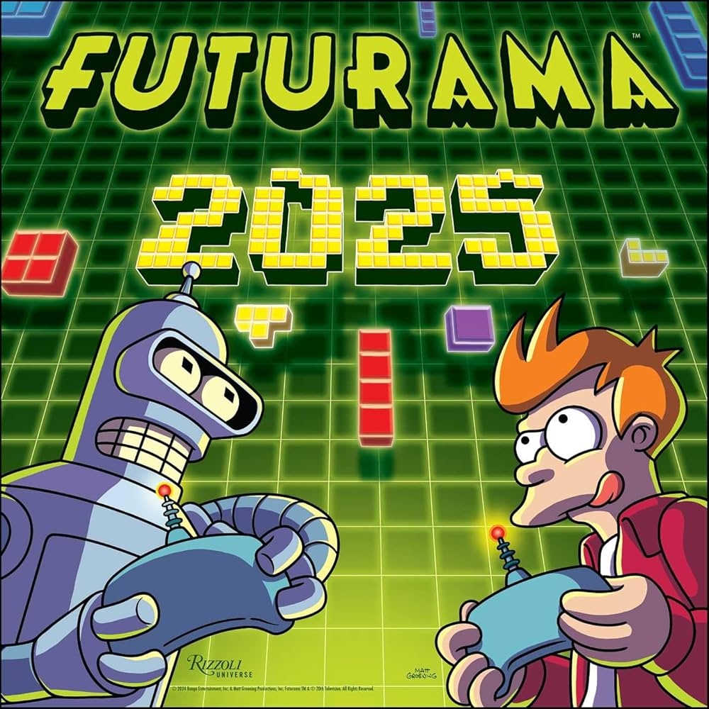 Futurama 2025 Wall Calendar Groening Matt 9780789344809 Amazon Office Products