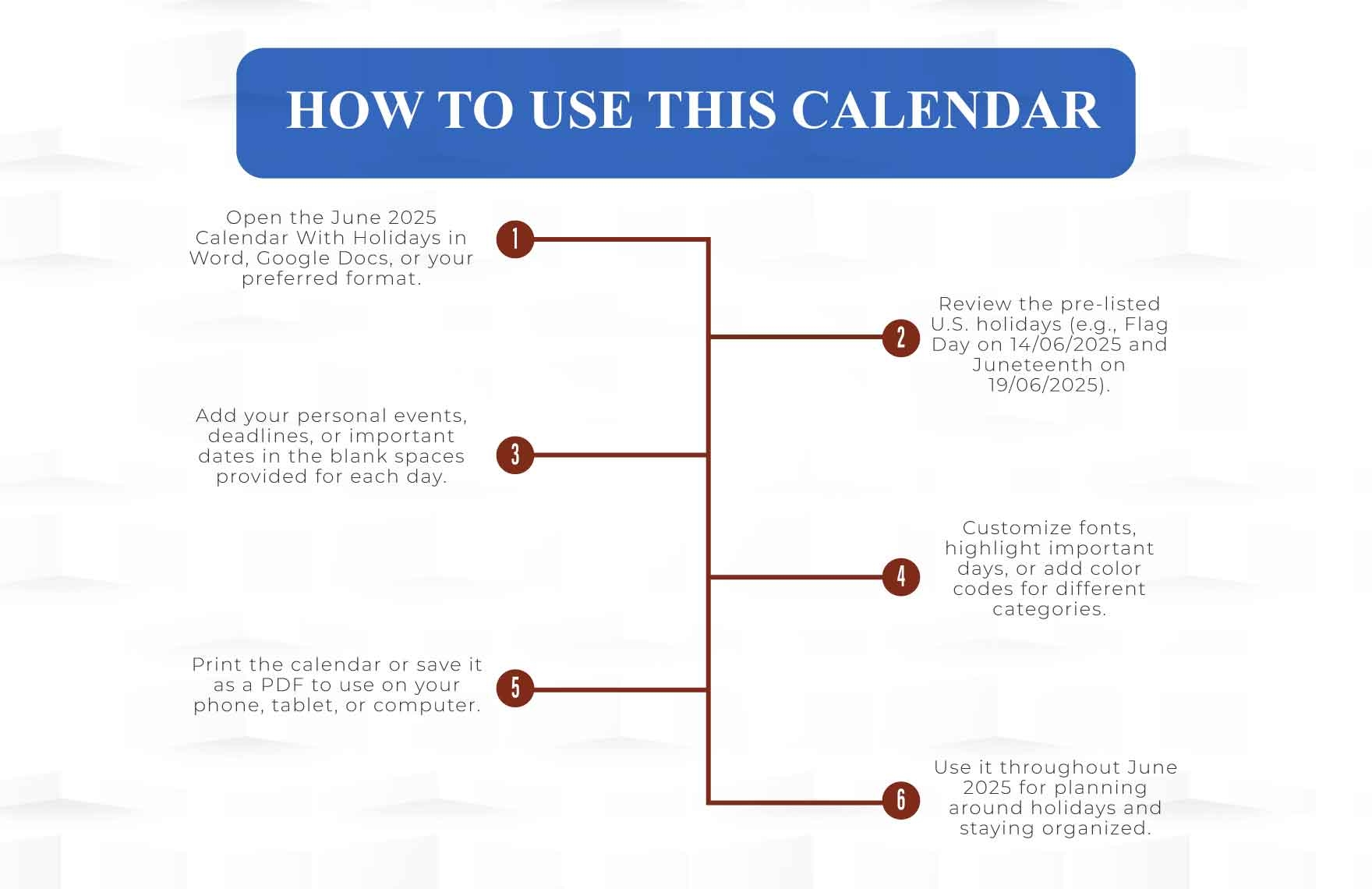 Printable Calendar 2025 Microsoft Word