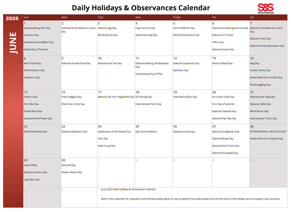 Printable Xmas Calendar 2025