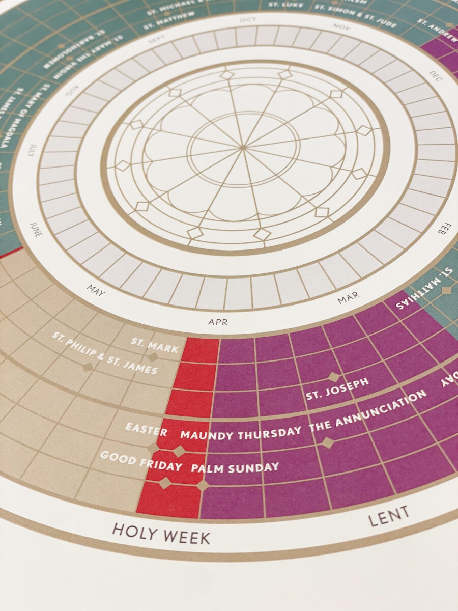 Liturgical Circle Print 11 14 Modern Liturgic