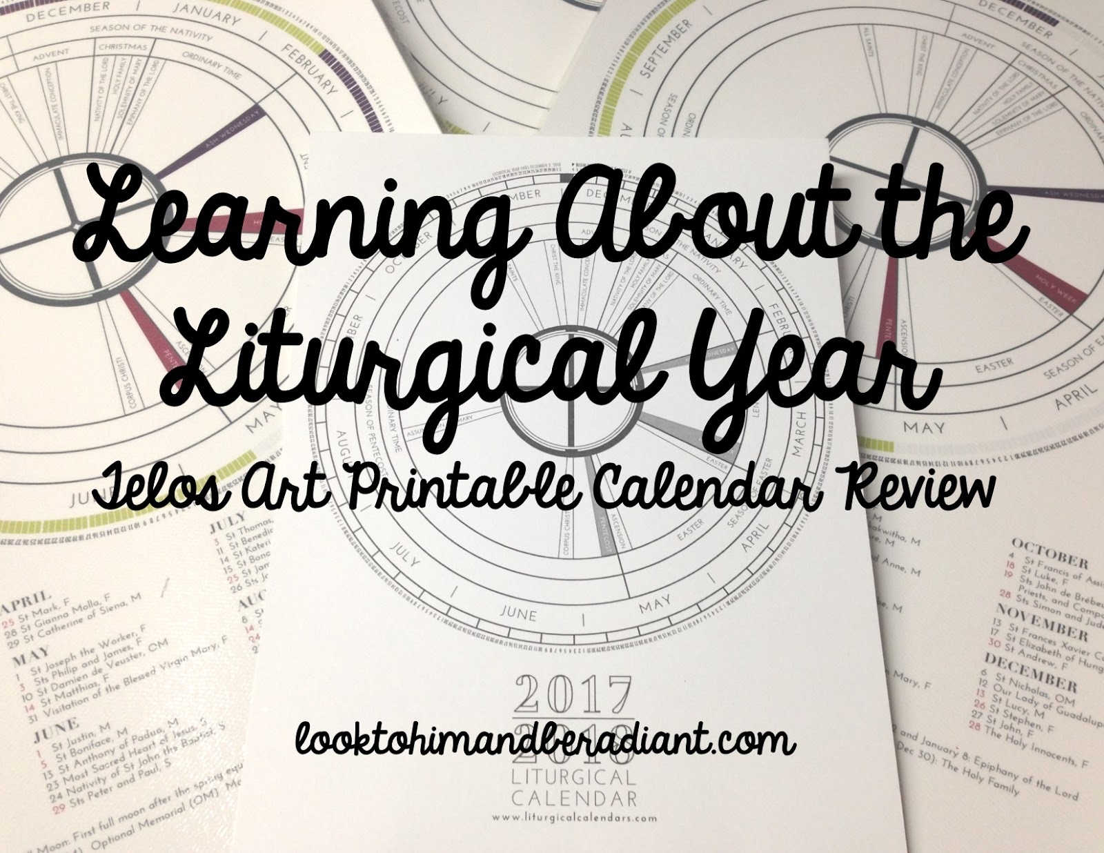 Free Printable Liturgical Calendar