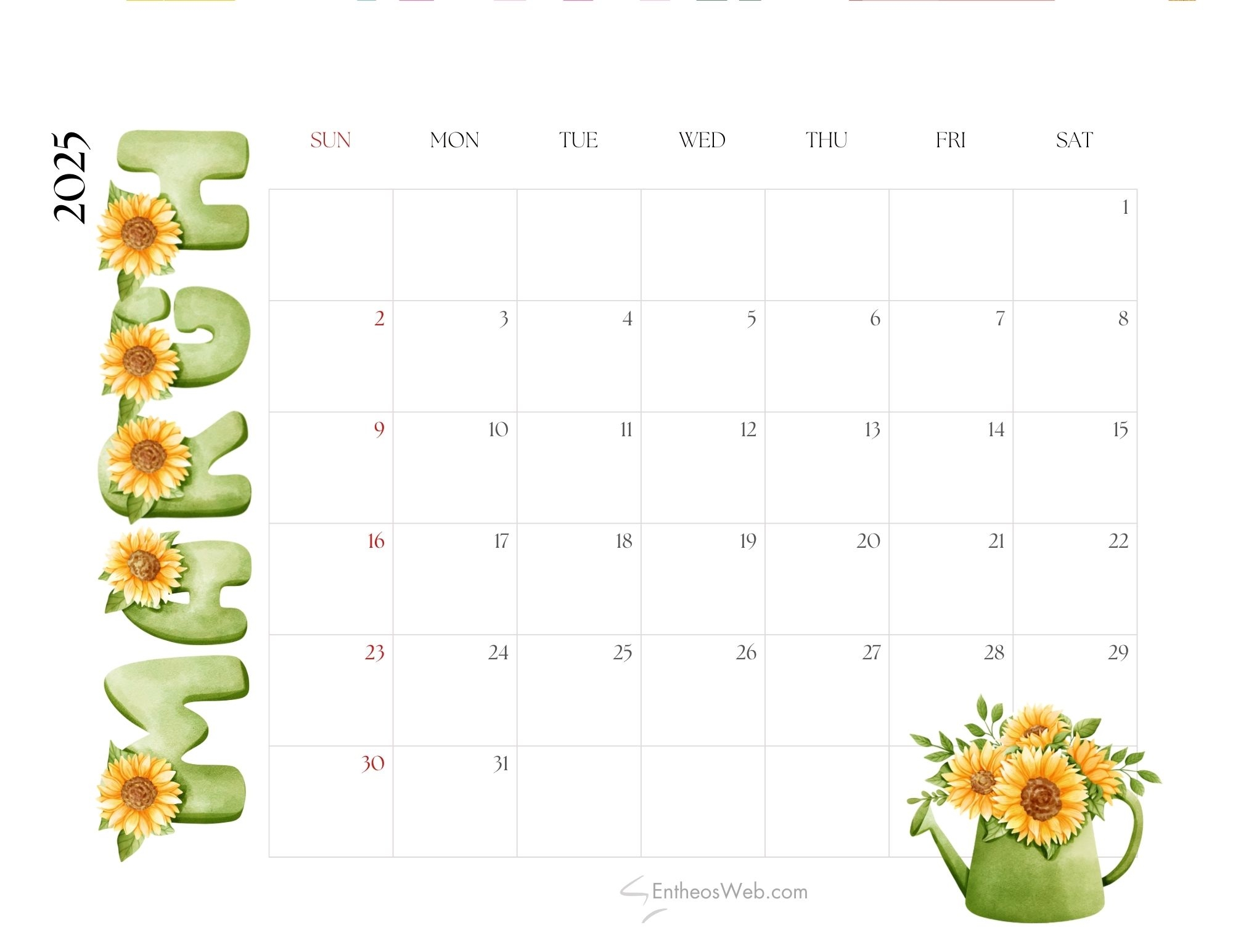 March 2025 Calendar Free PDF Printables EntheosWeb