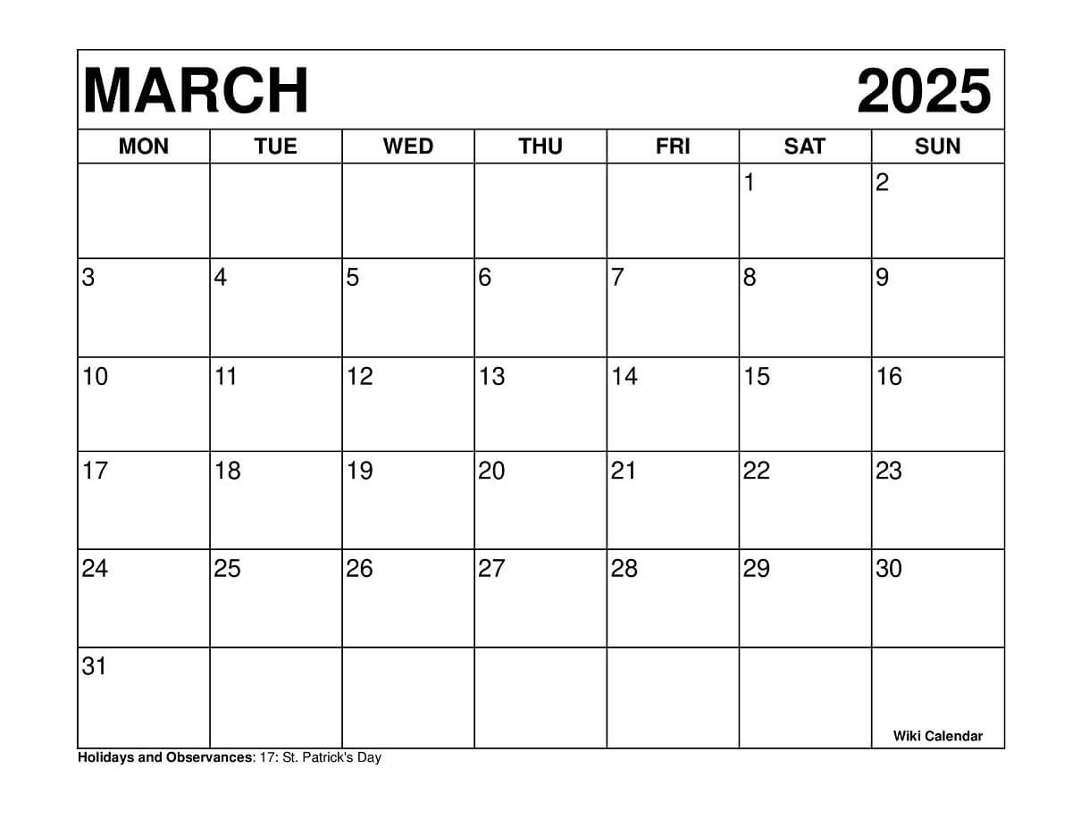 march 2025 calendar printable templates more march 2025 calendar printable templates more