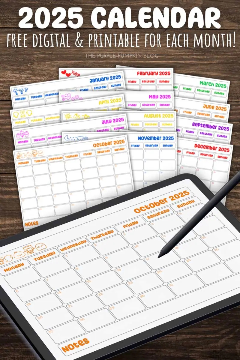 Free Printable Inspirational Calendar 2025