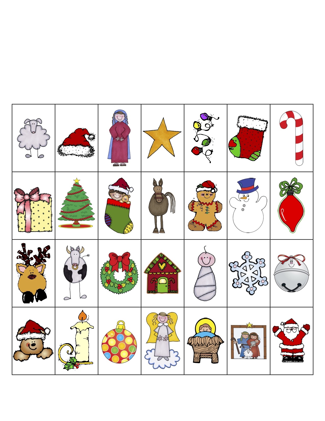Nativity Advent Calendar Kindergarten Nana