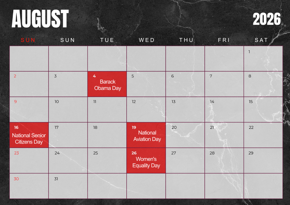 Free Printable August 2026 Calendar With Holidays