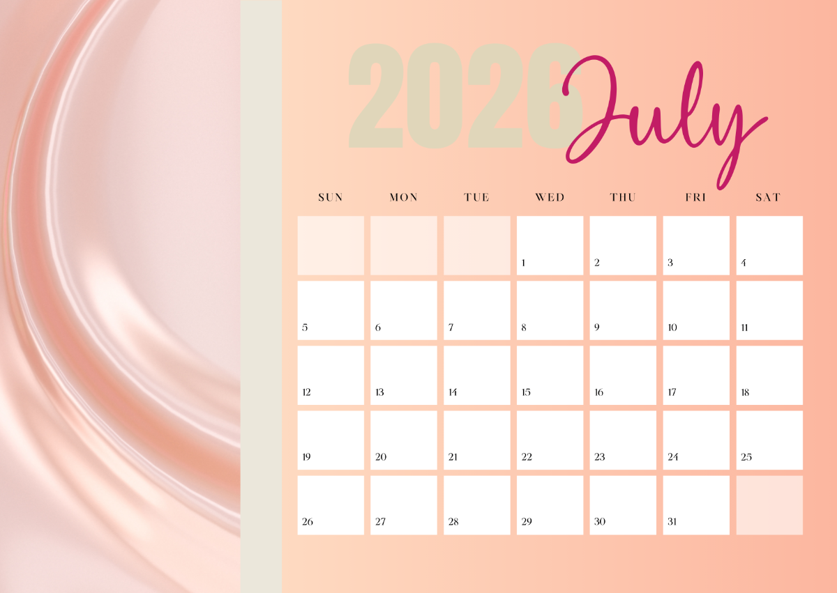 Page 9 Free Calendar Templates Editable And Printable