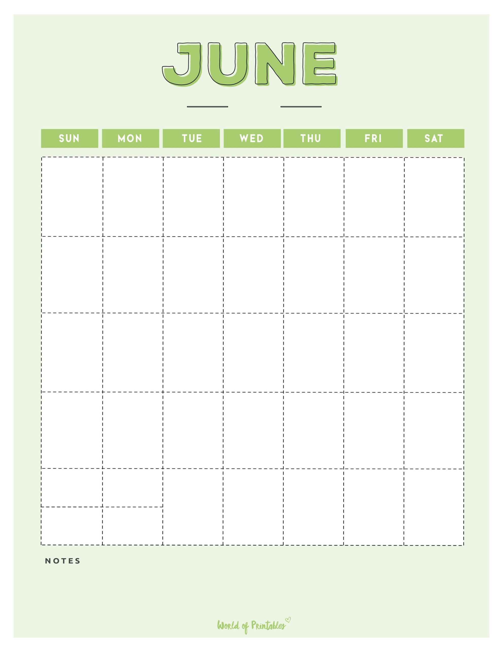 Printable Blank Calendar Templates World Of Printables