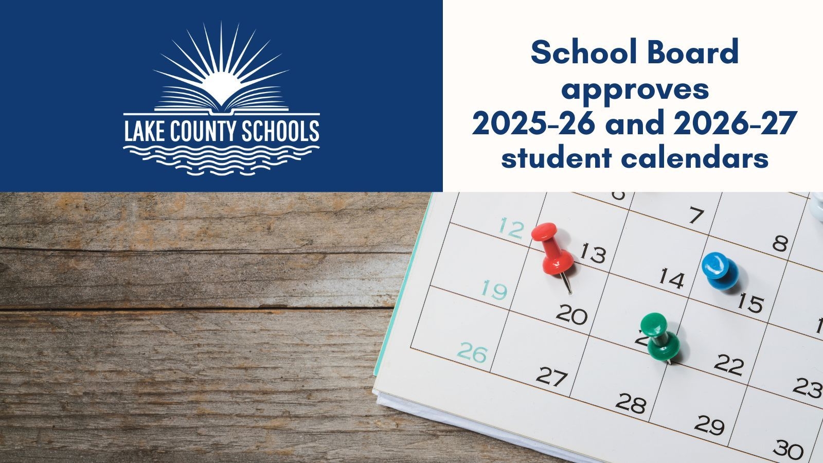 School Board Approves Student Calendars For 2025 26 And 2026 27 School Years Seminole Springs Elementary