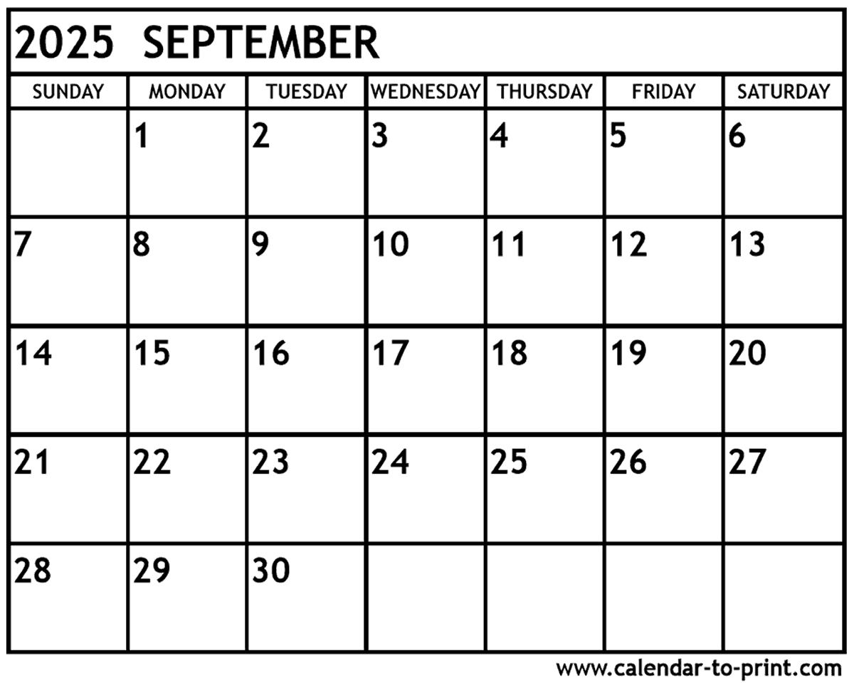 september 2025 calendar printable september 2025 calendar printable