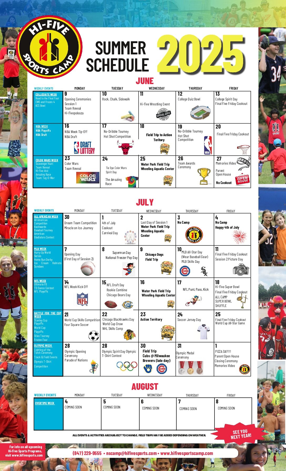 Summer Camp Hi Five Sports Clubs