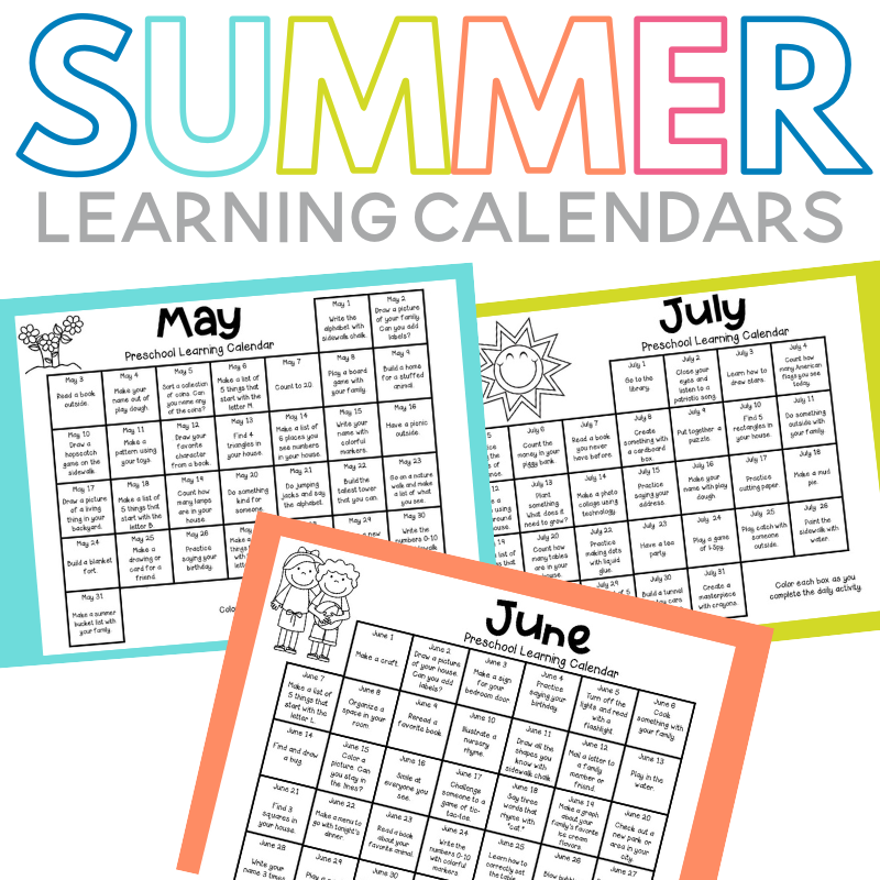 Summer Learning Calendar For Kids 2024 Edition Sarah Chesworth