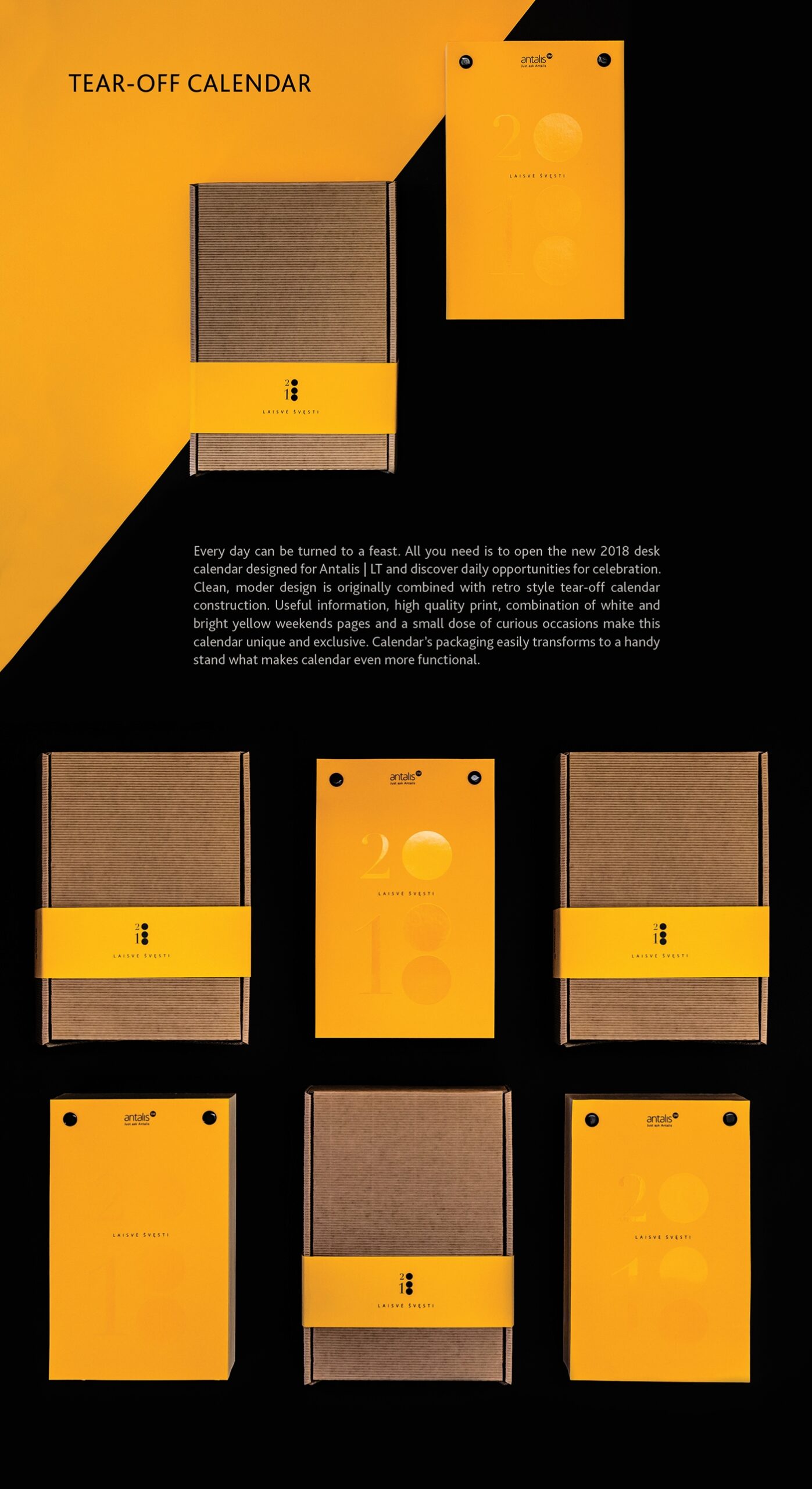 TEAR OFF CALENDAR Behance