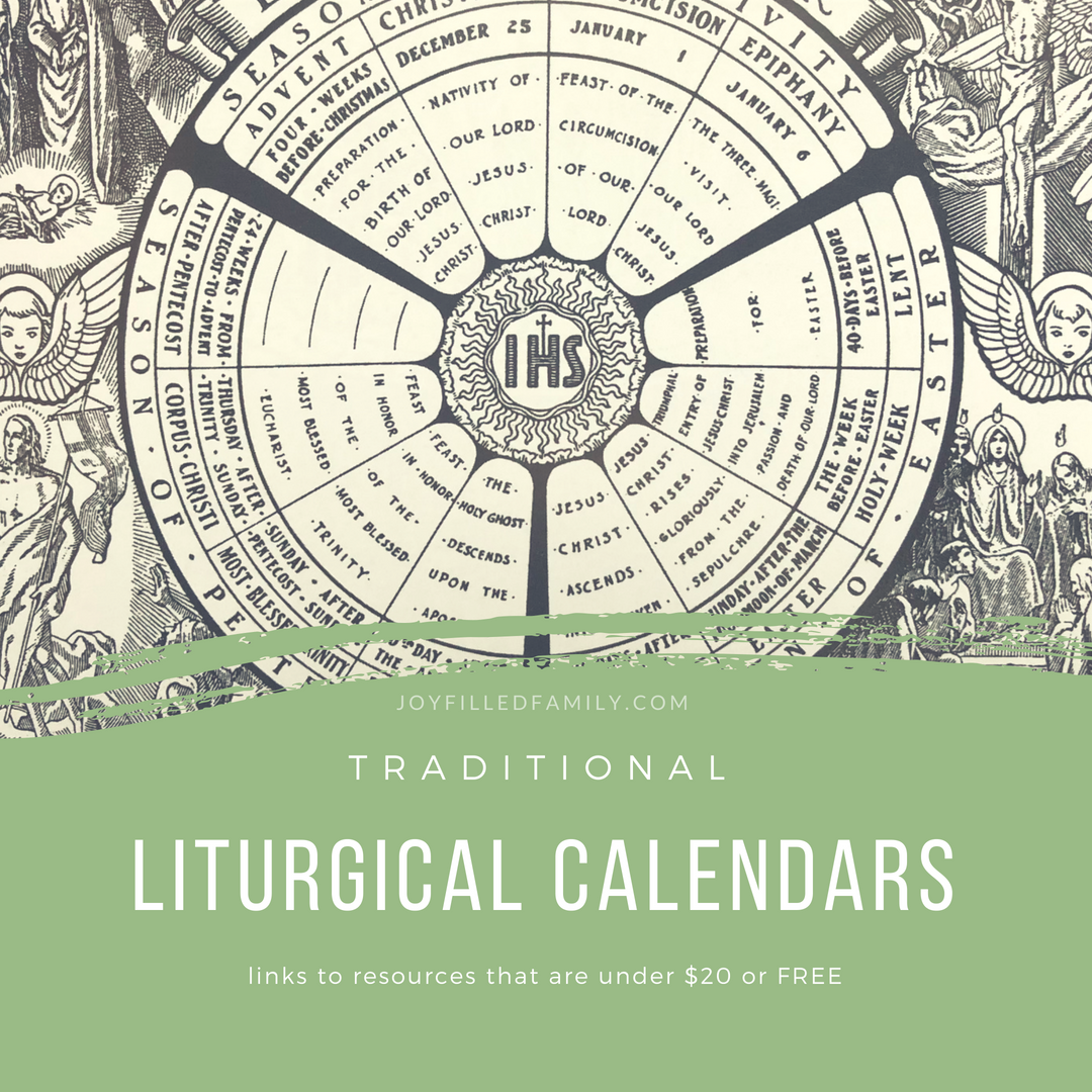 Traditional Catholic Calendars FREE To Under 20 